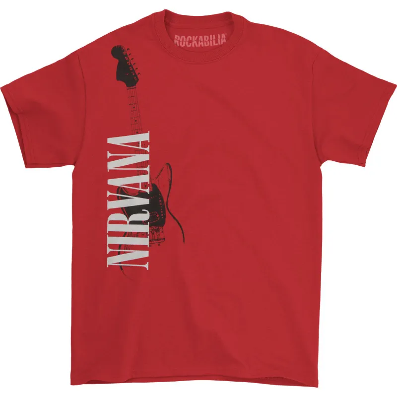 Red Guitar T-shirt sold by Rockabilia