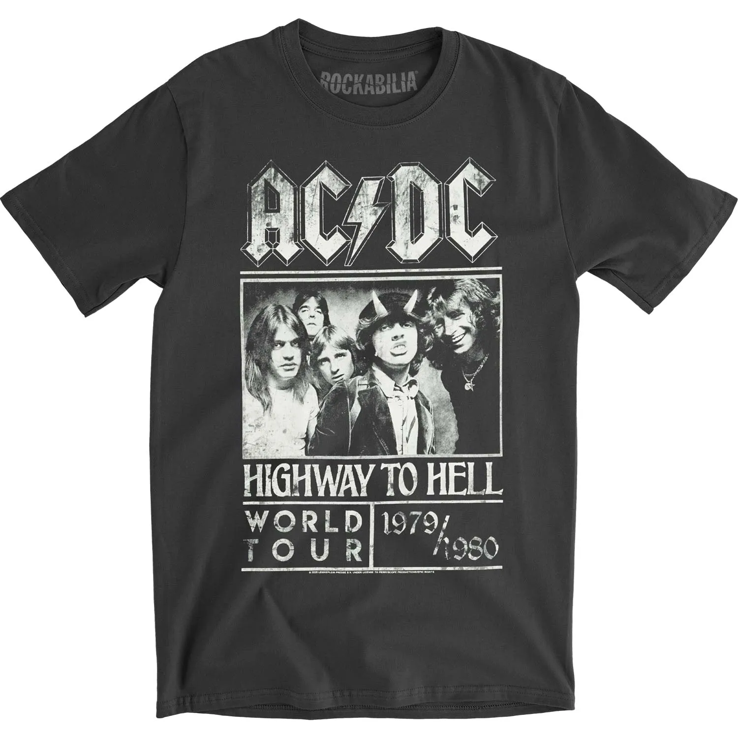 Highway To Hell Poster Vintage T-shirt sold by Rockabilia