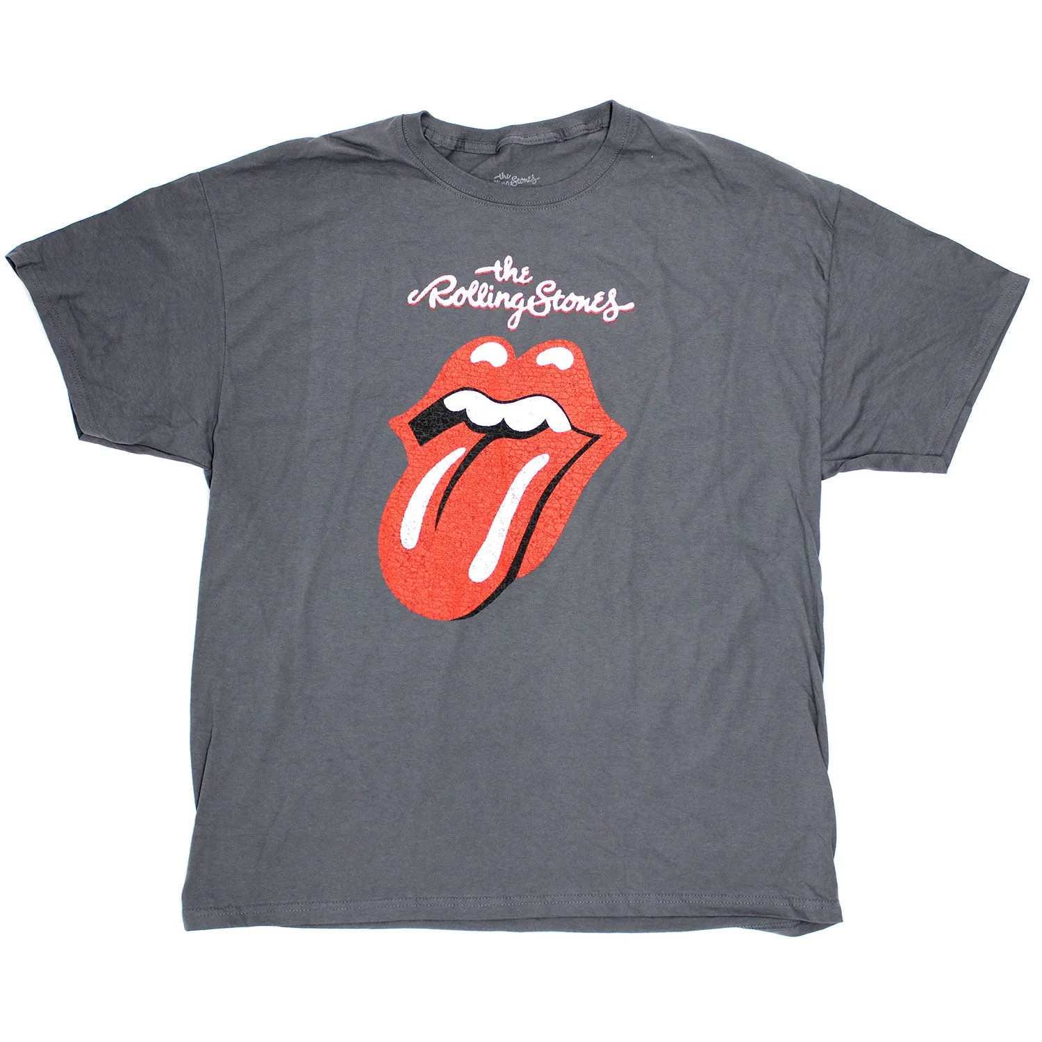 Crack Logo & Tongue on Dark Gray Tee T-shirt sold by Rockabilia
