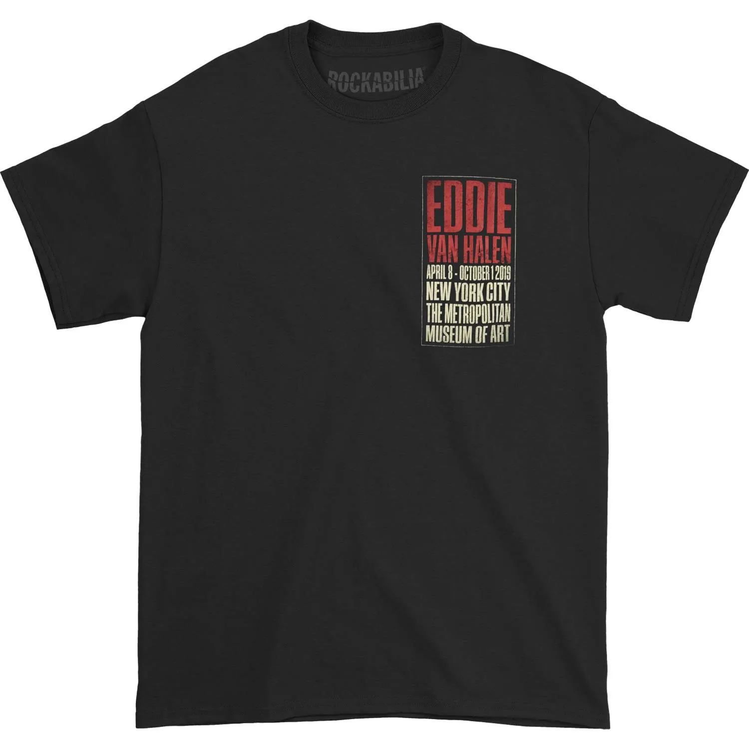 EVH Exhibit Tee T-shirt sold by Rockabilia