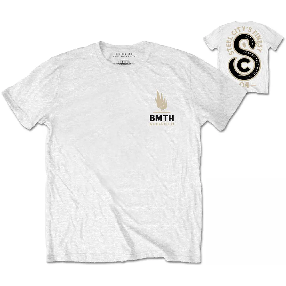 Sheffield Snake (Back Print) T-shirt sold by Rockabilia