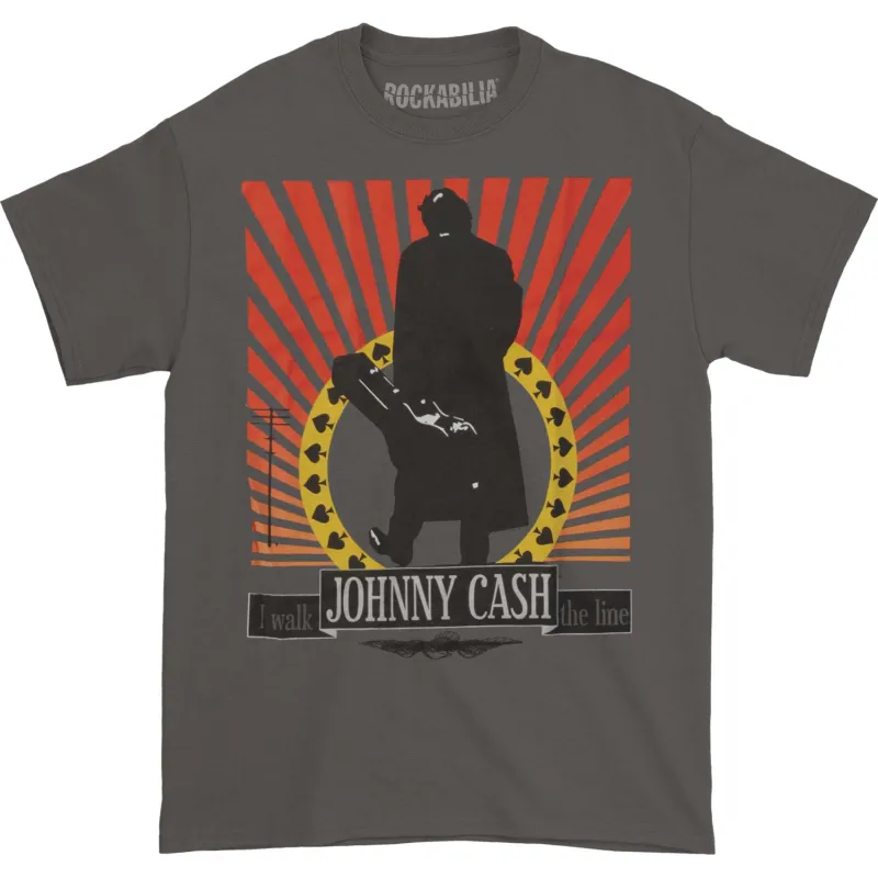 Walk The Line Sun Rays T-shirt sold by Rockabilia