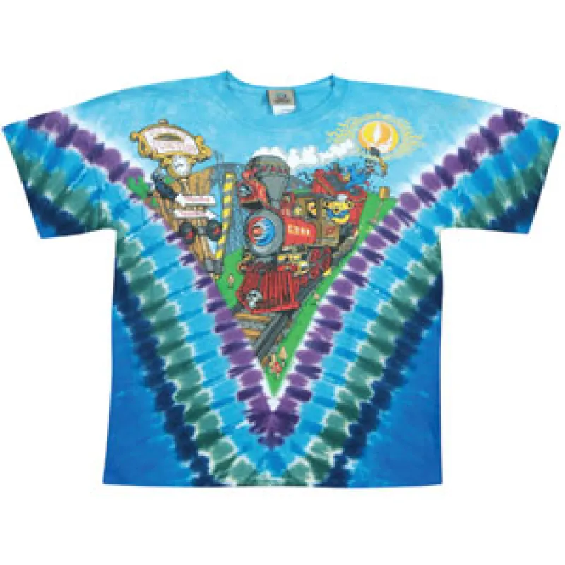 Casey Jones Tie Dye T-shirt made by Grateful Dead