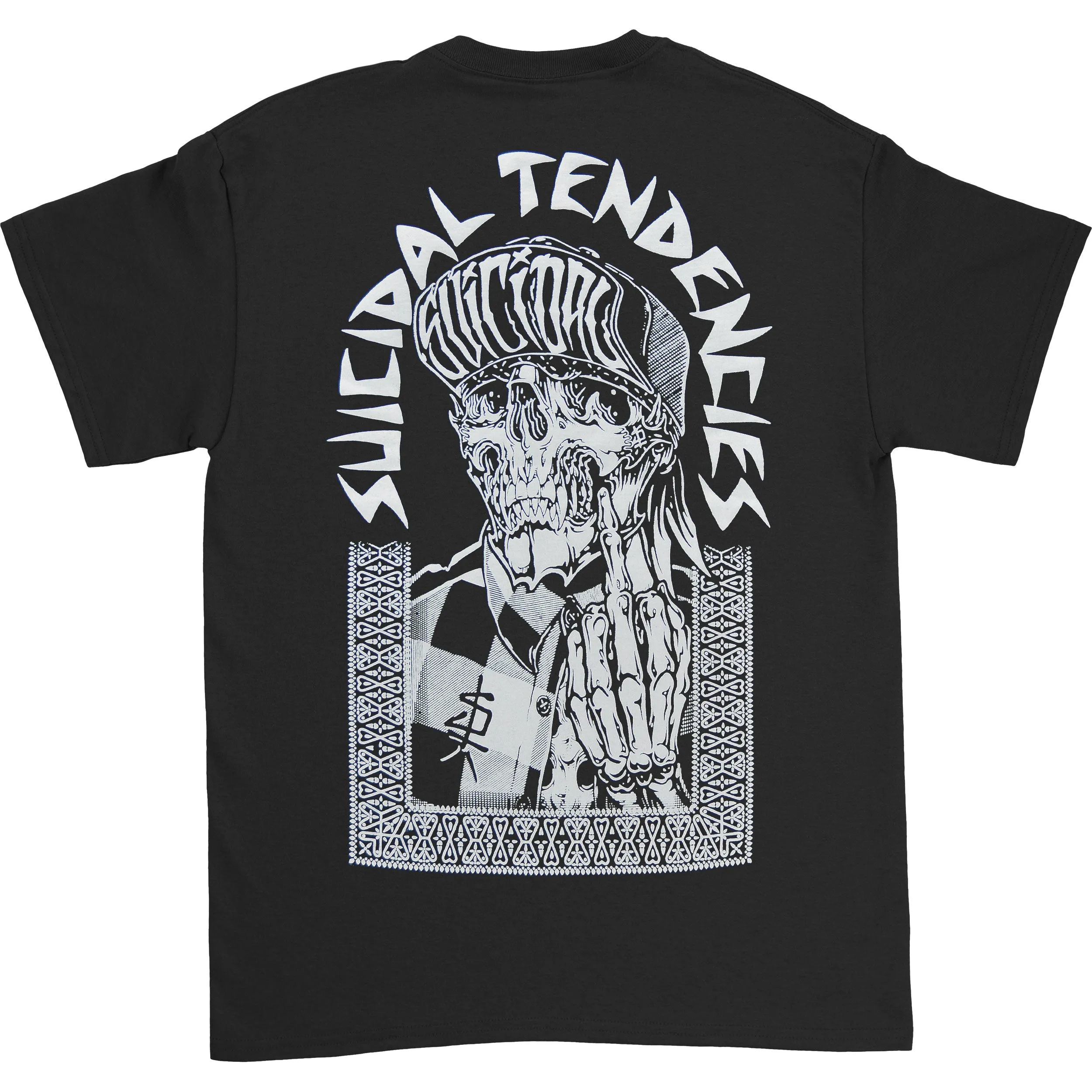 One Finger (Black) T-shirt sold by Rockabilia product image thumbnail 2
