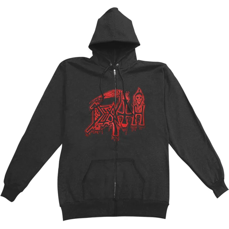 Zippered Hooded Sweatshirt made by Rockabilia