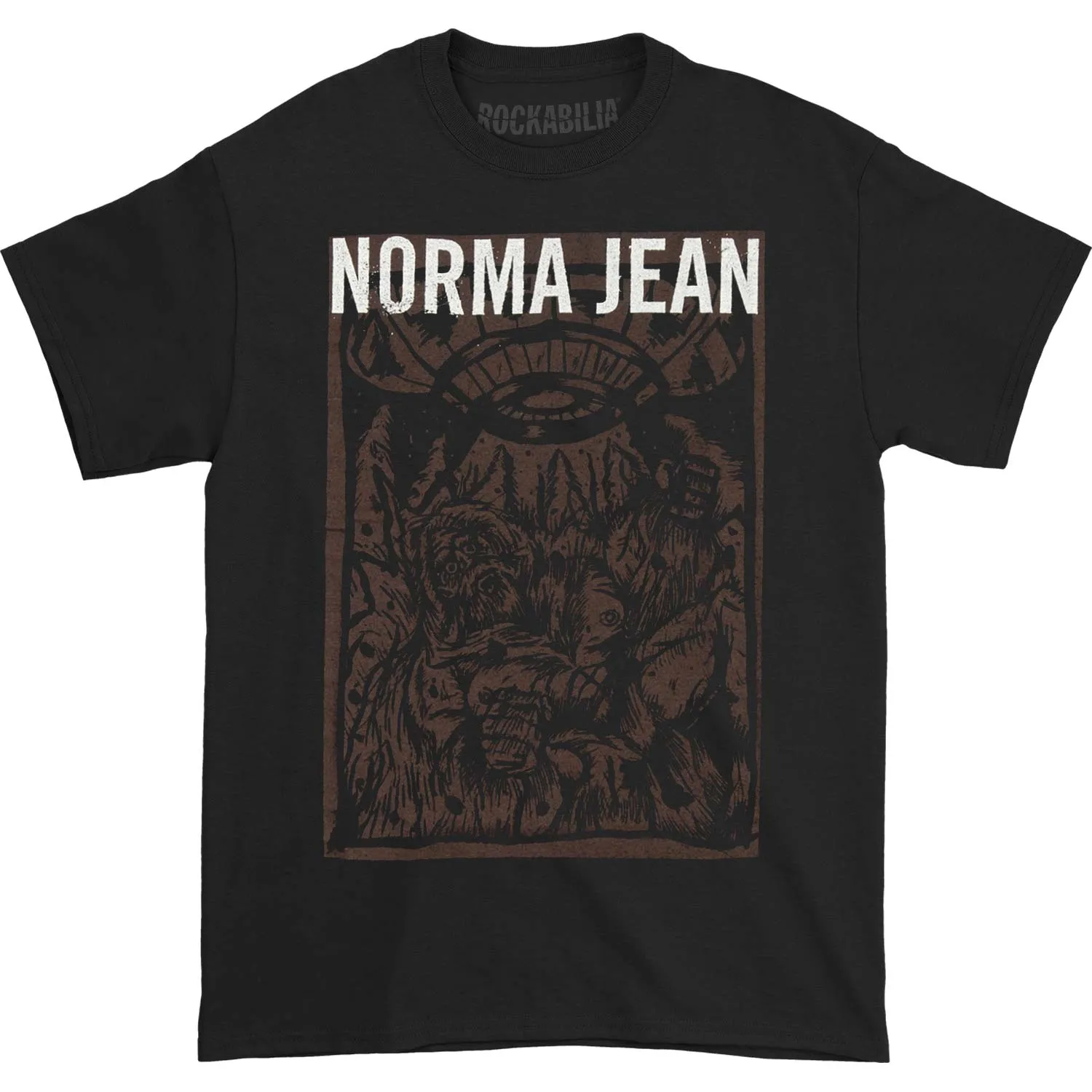 Screen Print on Black Tee T-shirt sold by Rockabilia