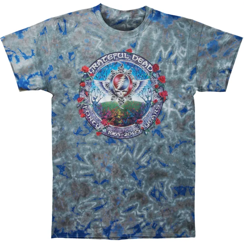 Aztec 40 Years Tie Dye T-shirt sold by Rockabilia
