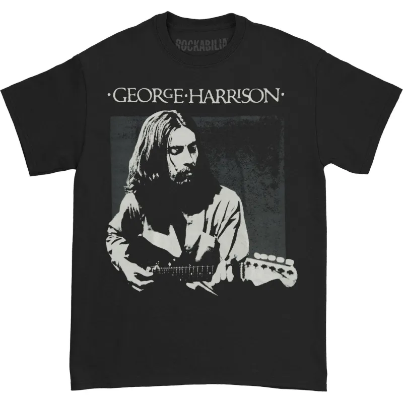 George Harrison Live Portrait T-shirt made by Rockabilia