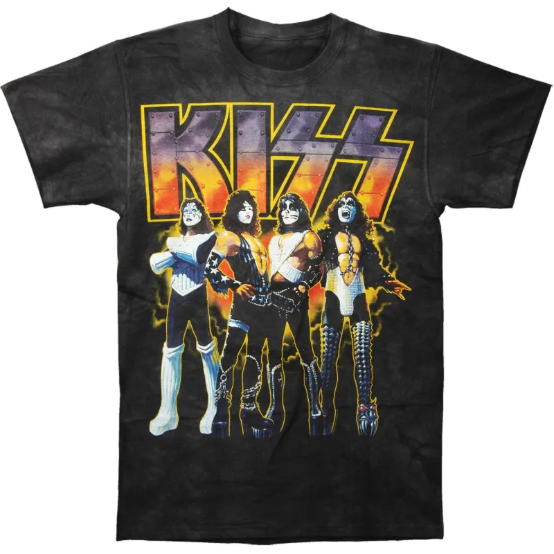 Love Gun Tie Dye T-shirt made by Kiss