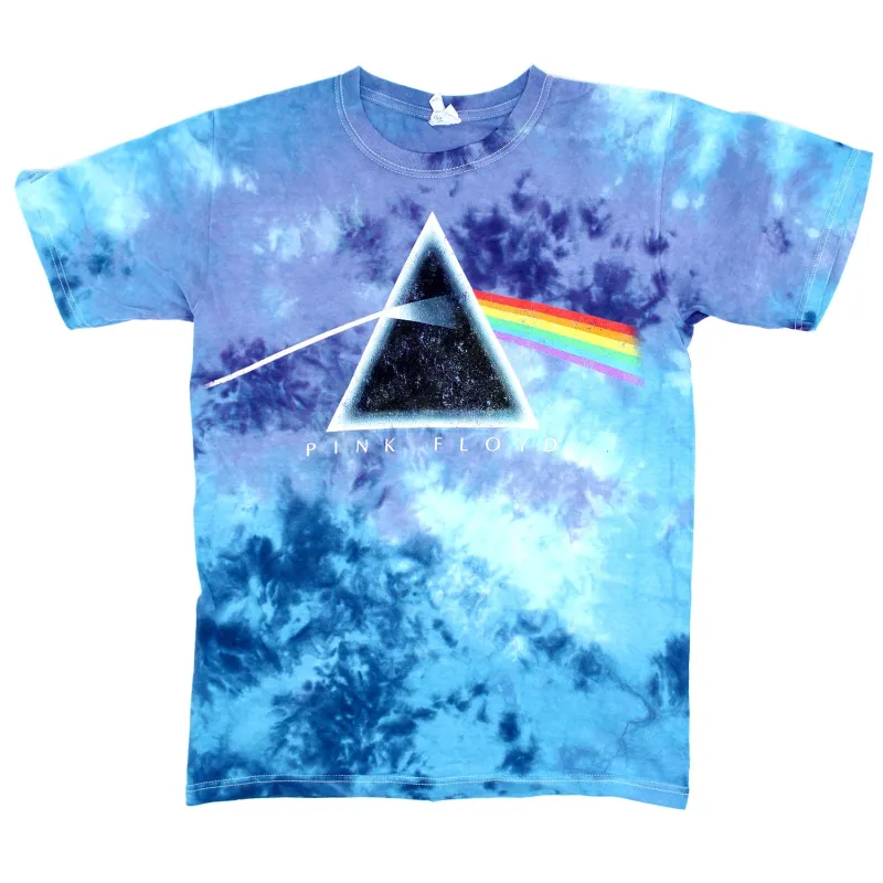 Dark Side Tie Dye T-shirt made by Pink Floyd
