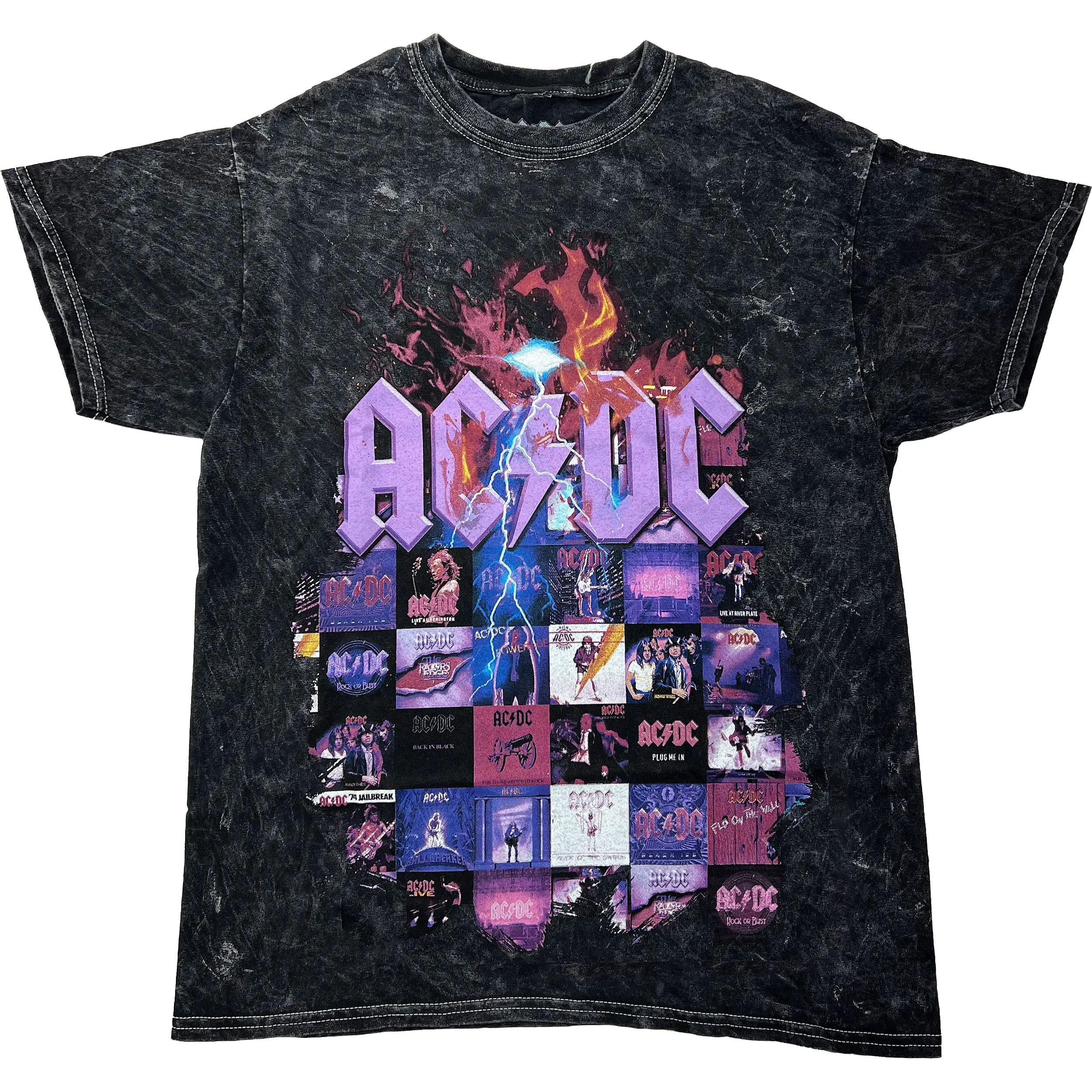 Album Covers Tie Dye T-shirt sold by Rockabilia