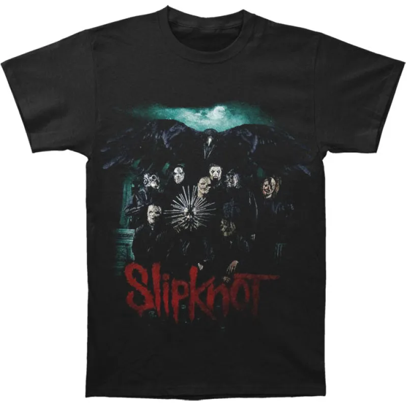 Crow Slim Fit T-shirt made by Rockabilia