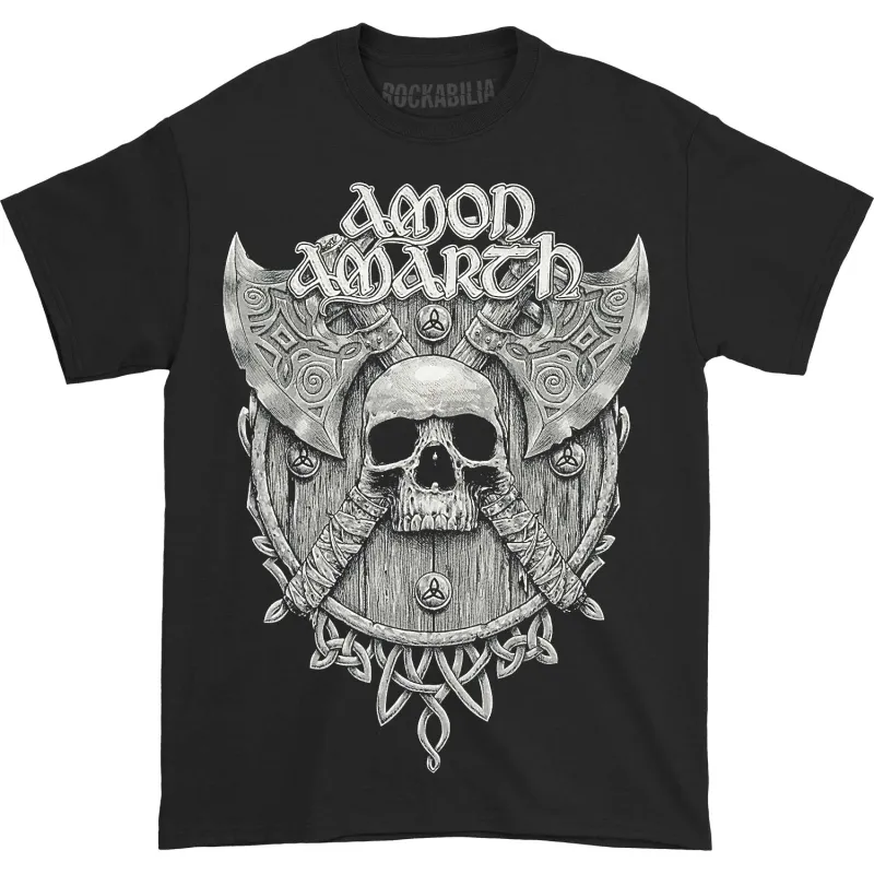 Grey Skull Front T-shirt made by Rockabilia