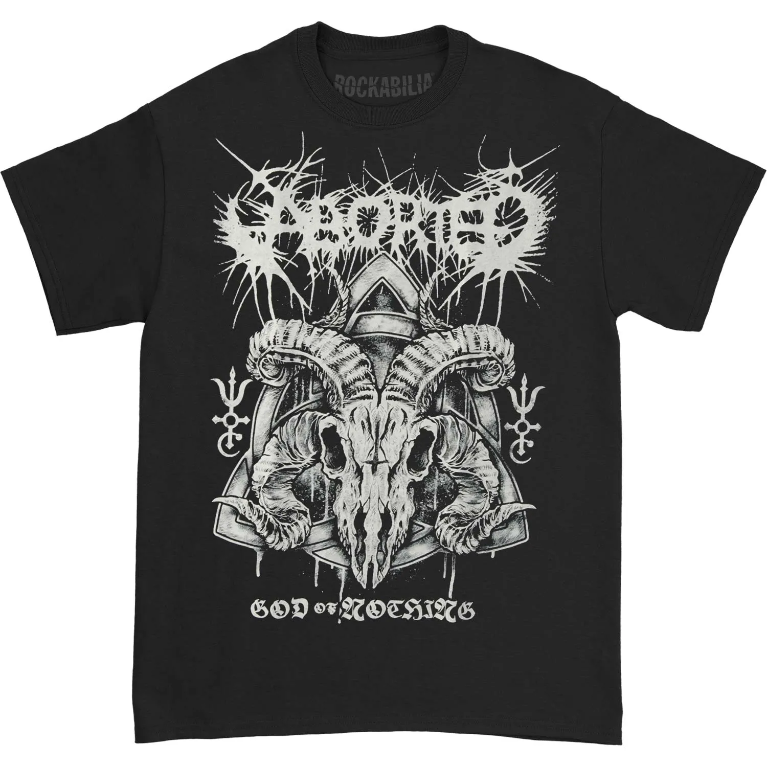 God Of Nothing T-shirt sold by Rockabilia