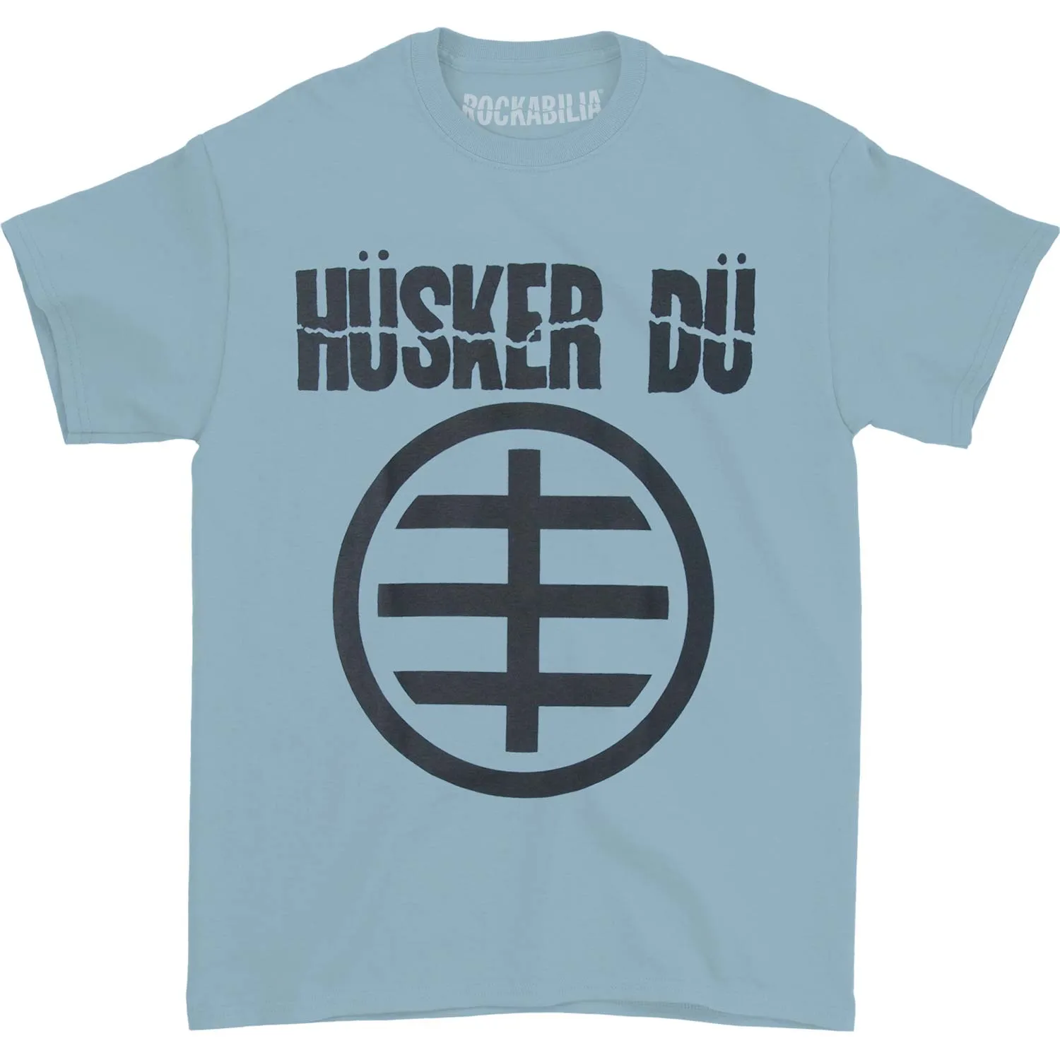 Blue Symbol Circle Logo T-shirt sold by Rockabilia