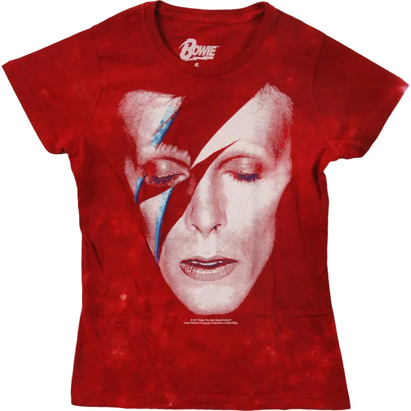 Aladdin Sane Womens Long Length Womens T-shirt made by Rockabilia