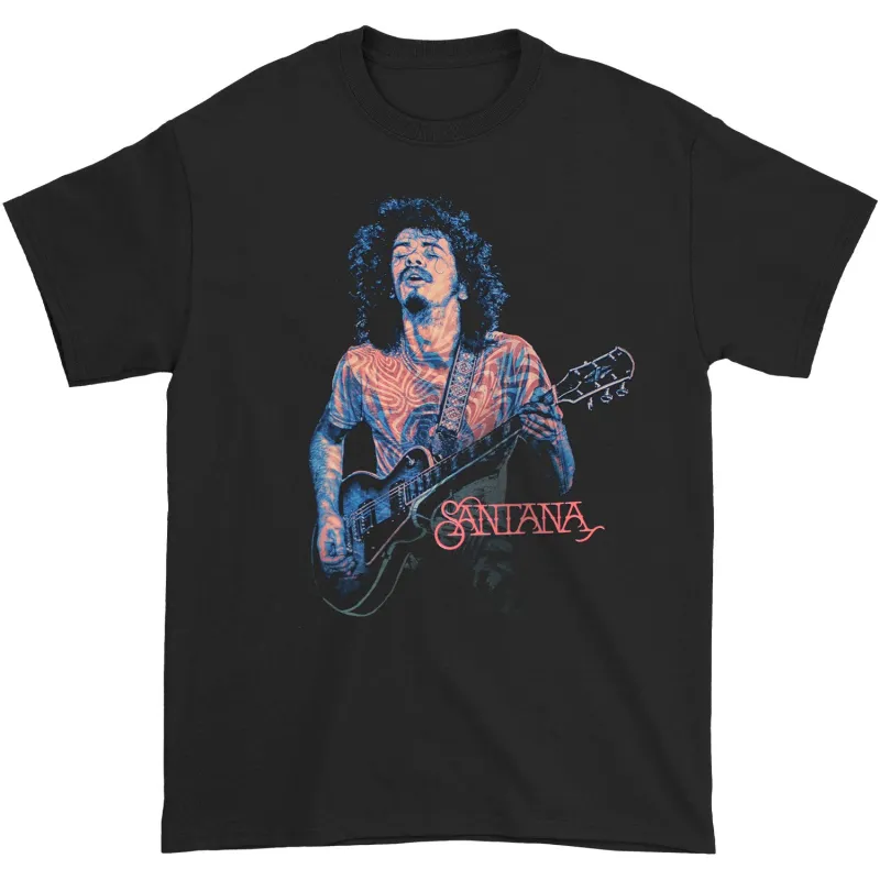 Psychedelic Carlos T-shirt made by Carlos Santana