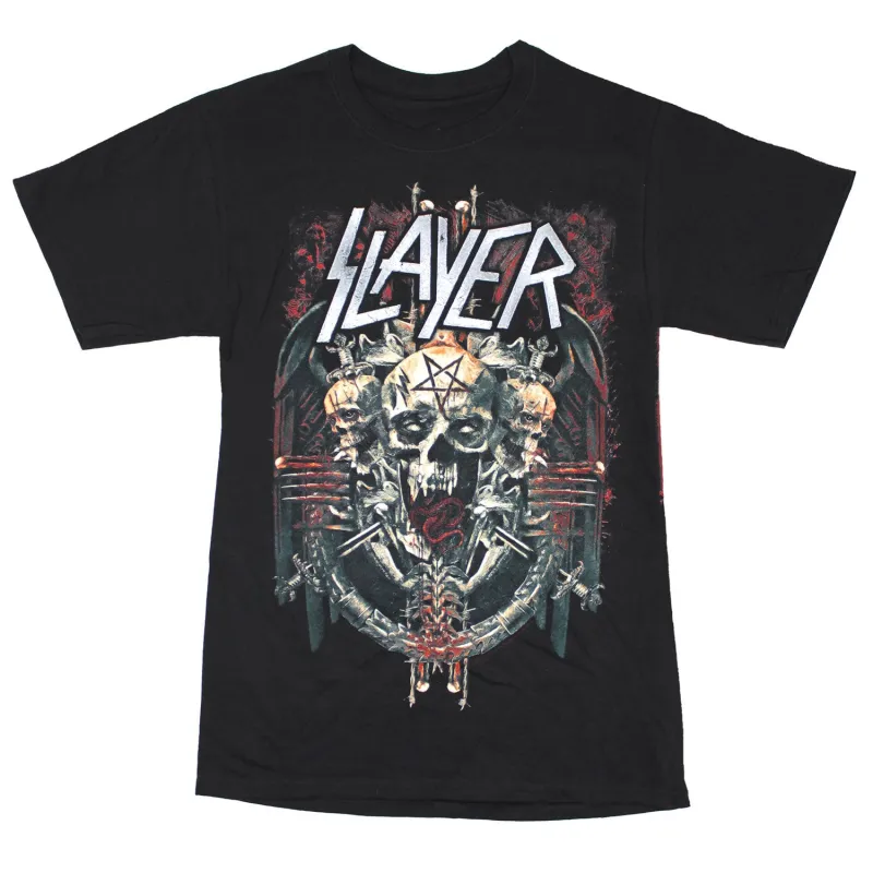 Slayer Demonic Admat 2018 Tour Tee T-shirt made by Rockabilia