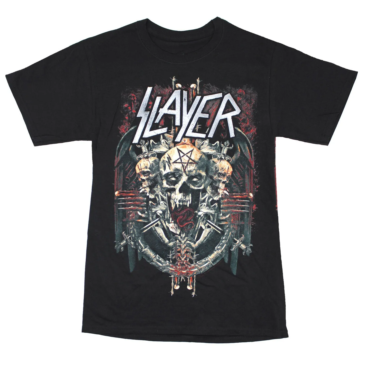 Slayer Demonic Admat 2018 Tour Tee T-shirt sold by Rockabilia