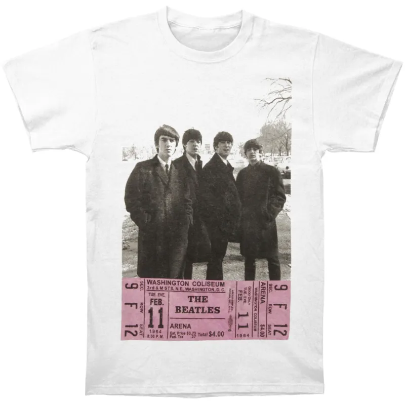 Beatles D.C. Ticket Slim Fit T-shirt made by The Beatles