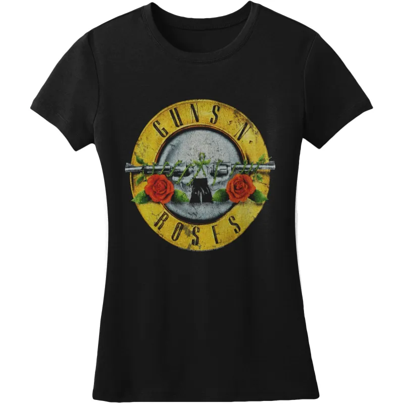 Distressed Bullet Logo Junior Tee Junior Top sold by Rockabilia