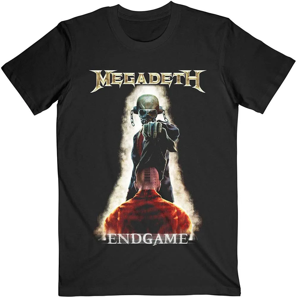 Megadeth Vic Removing Hood Slim Fit T-shirt sold by Rockabilia