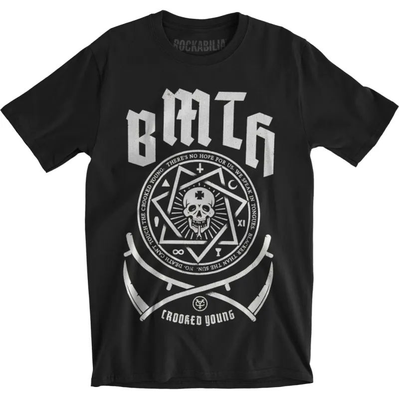 Crooked Slim Fit T-shirt sold by Rockabilia