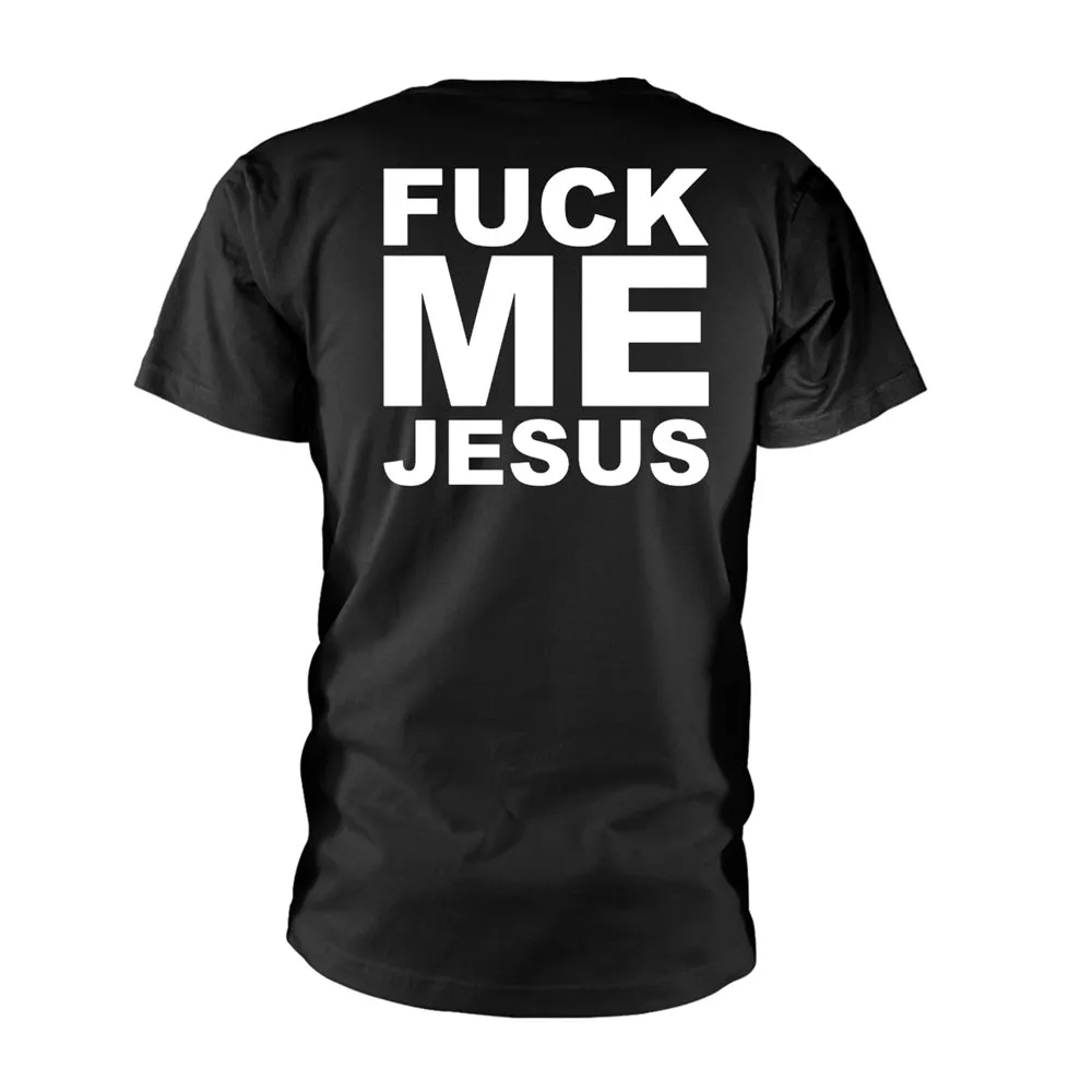 Fuck Me Jesus (black) T-shirt sold by Rockabilia product image thumbnail 2