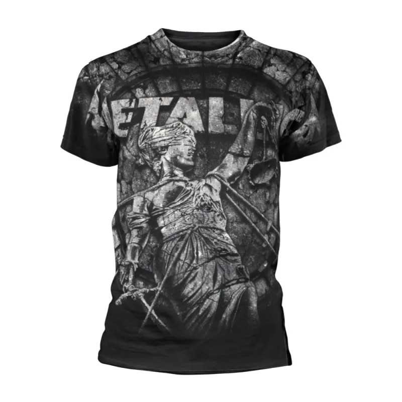 Metallica Stoned Justice (all Over) T-shirt made by Rockabilia