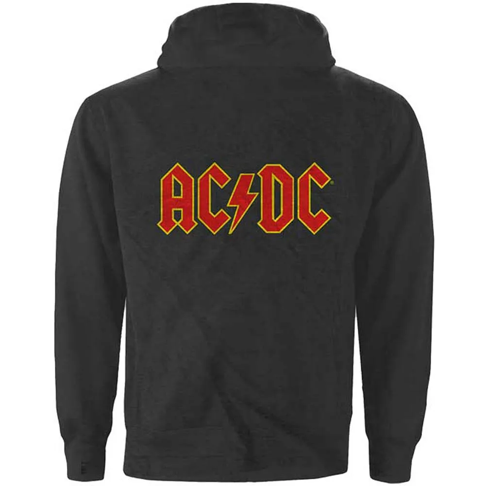 Logo (Back Print) Zippered Hooded Sweatshirt sold by Rockabilia product image thumbnail 2
