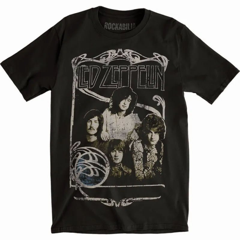 1969 Band Promo Photo Slim Fit T-shirt sold by Rockabilia