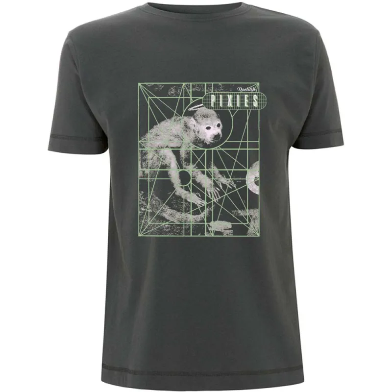 Monkey Grid Slim Fit T-shirt sold by Rockabilia