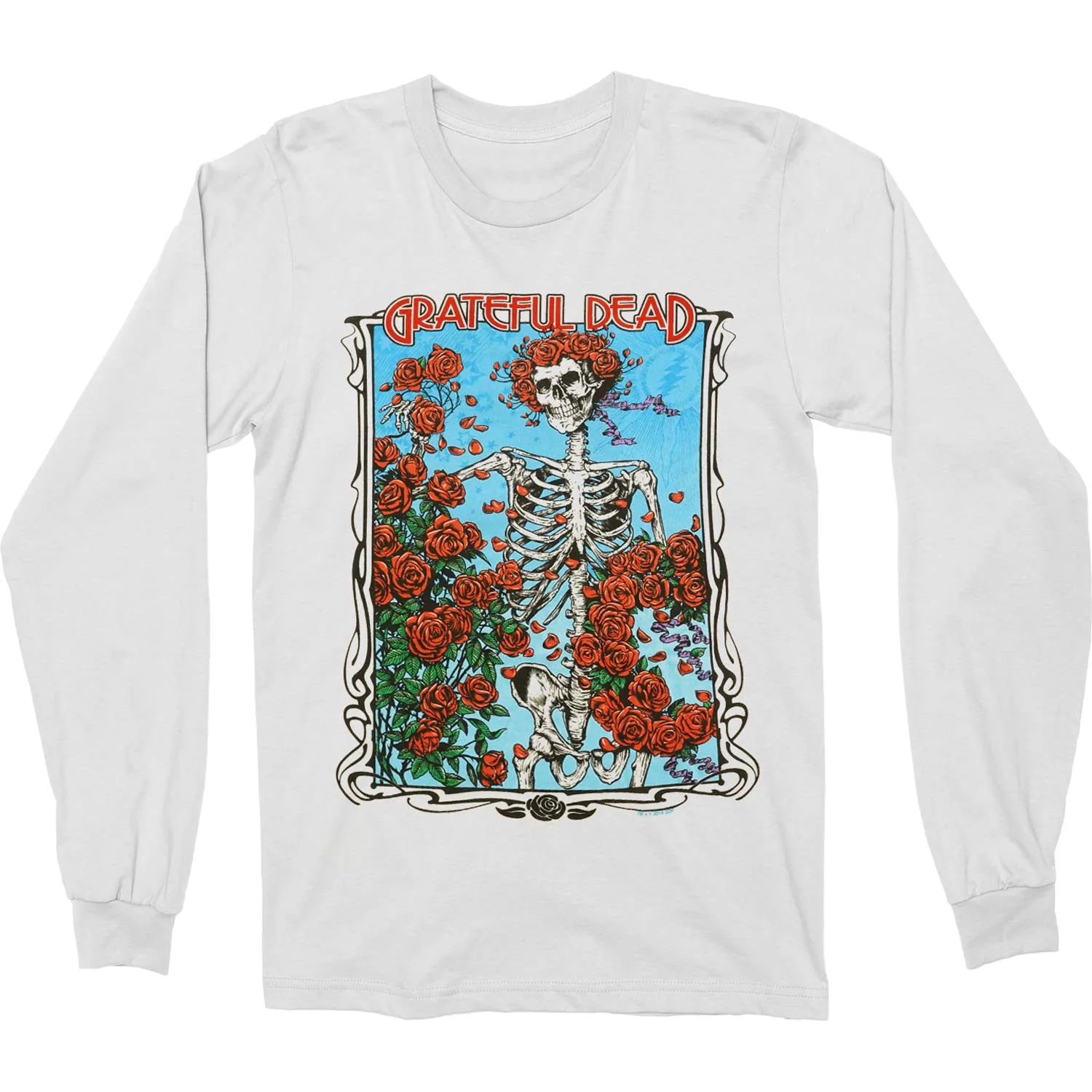 Bertha Wheel & Roses Long Sleeve sold by Rockabilia