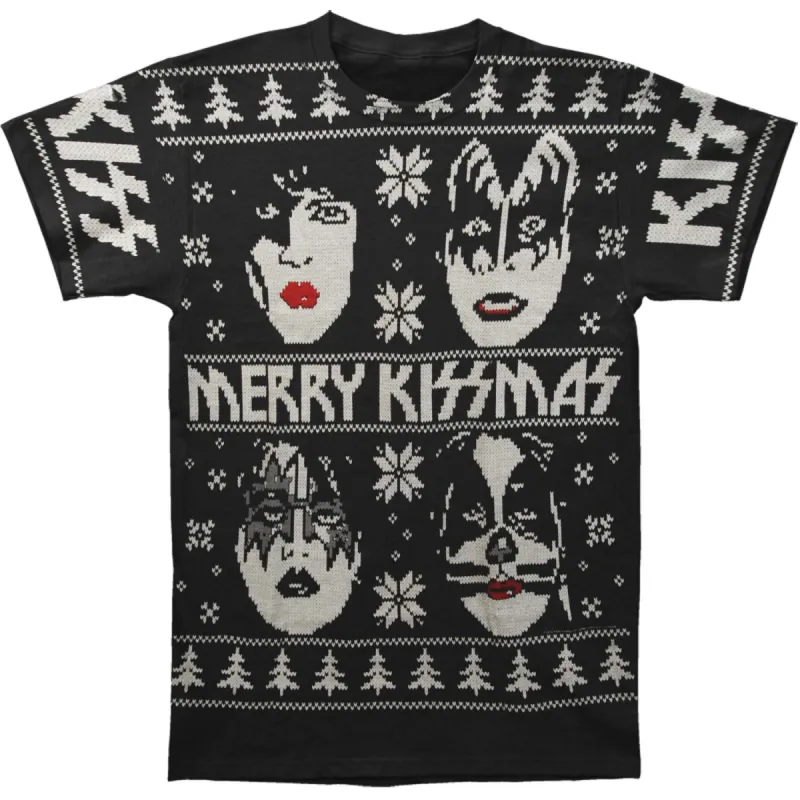 Merry KISSmas T-shirt made by Kiss