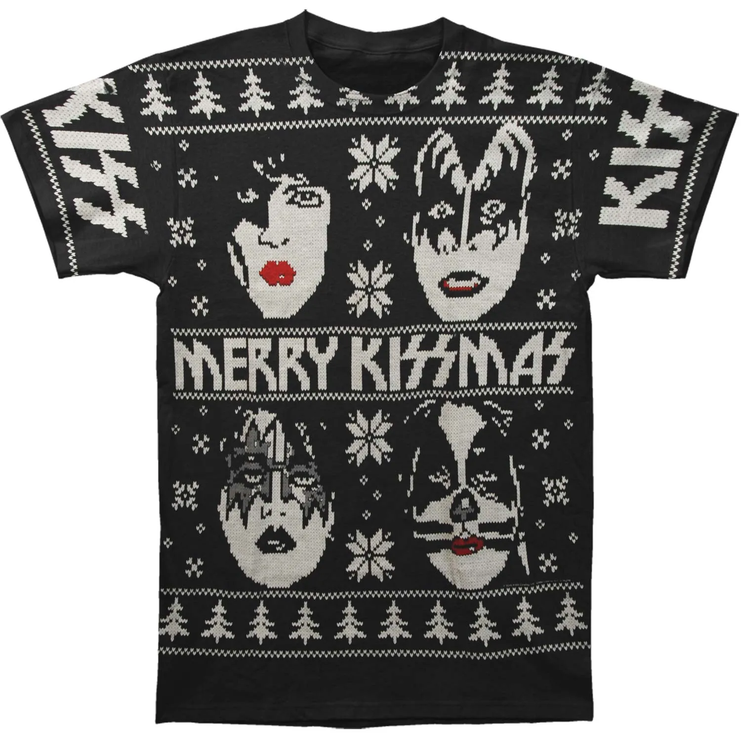 Merry KISSmas T-shirt sold by Rockabilia