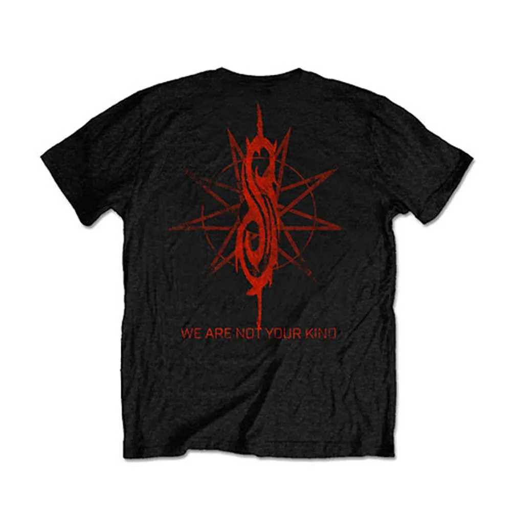 WANYK Red Patch (Back Print) Slim Fit T-shirt sold by Rockabilia product image thumbnail 2