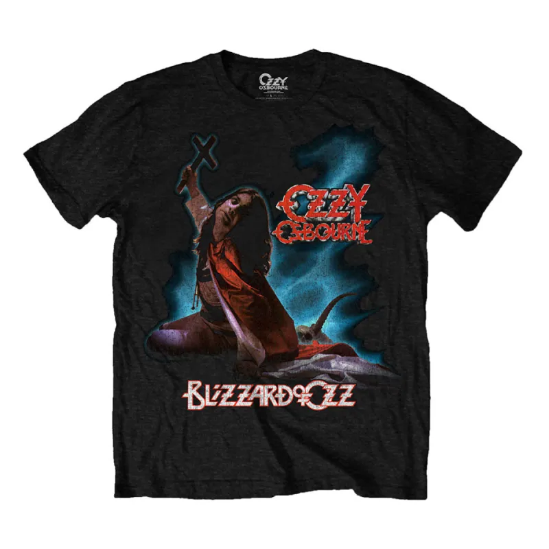 Blizzard of Ozz Slim Fit T-shirt made by Rockabilia