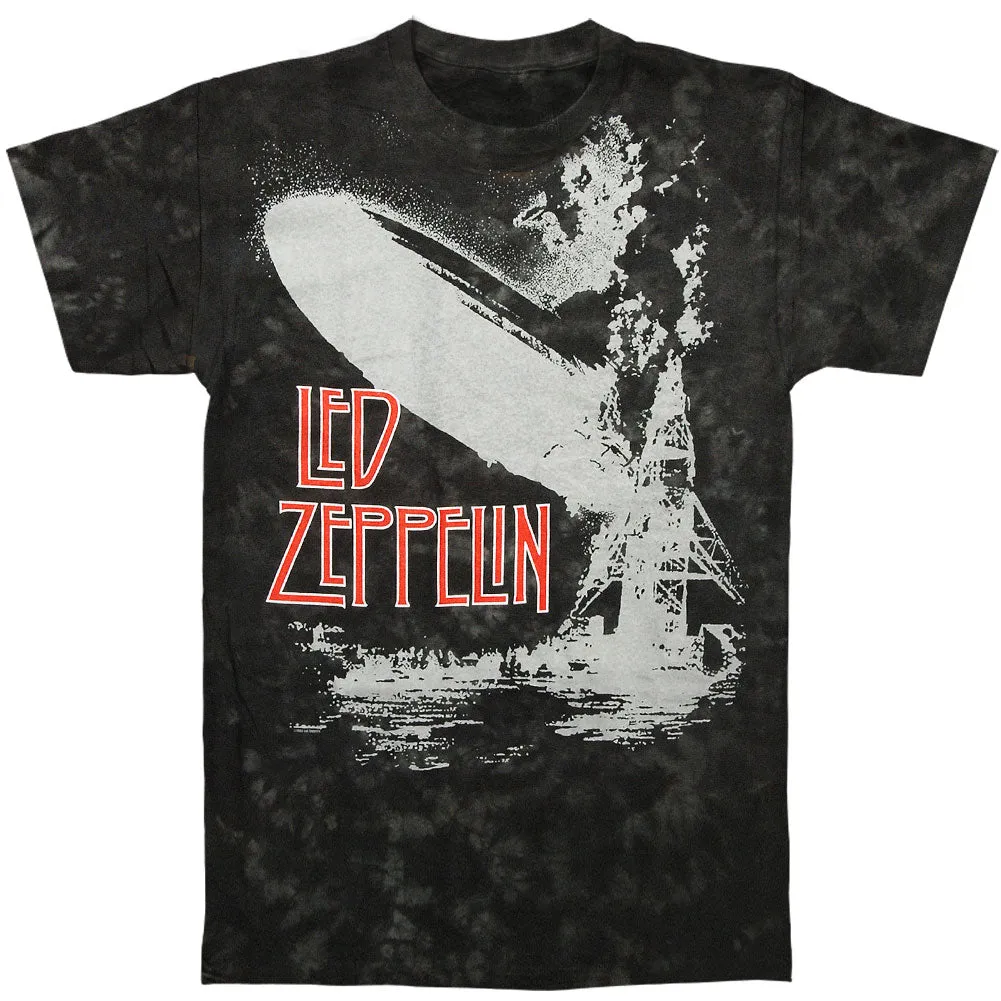 Exploding Zeppelin Tie Dye T-shirt sold by Rockabilia