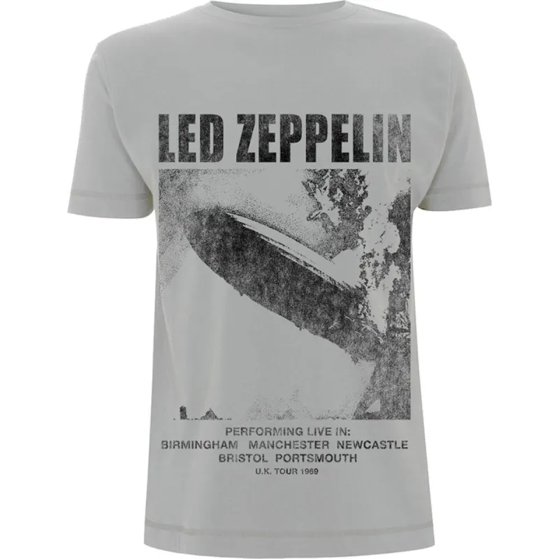 UK Tour '69 LZ1. Slim Fit T-shirt sold by Rockabilia