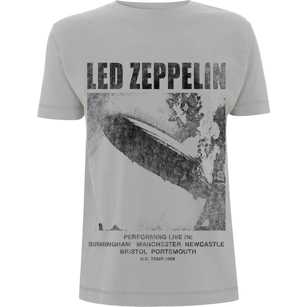 UK Tour '69 LZ1. Slim Fit T-shirt sold by Rockabilia