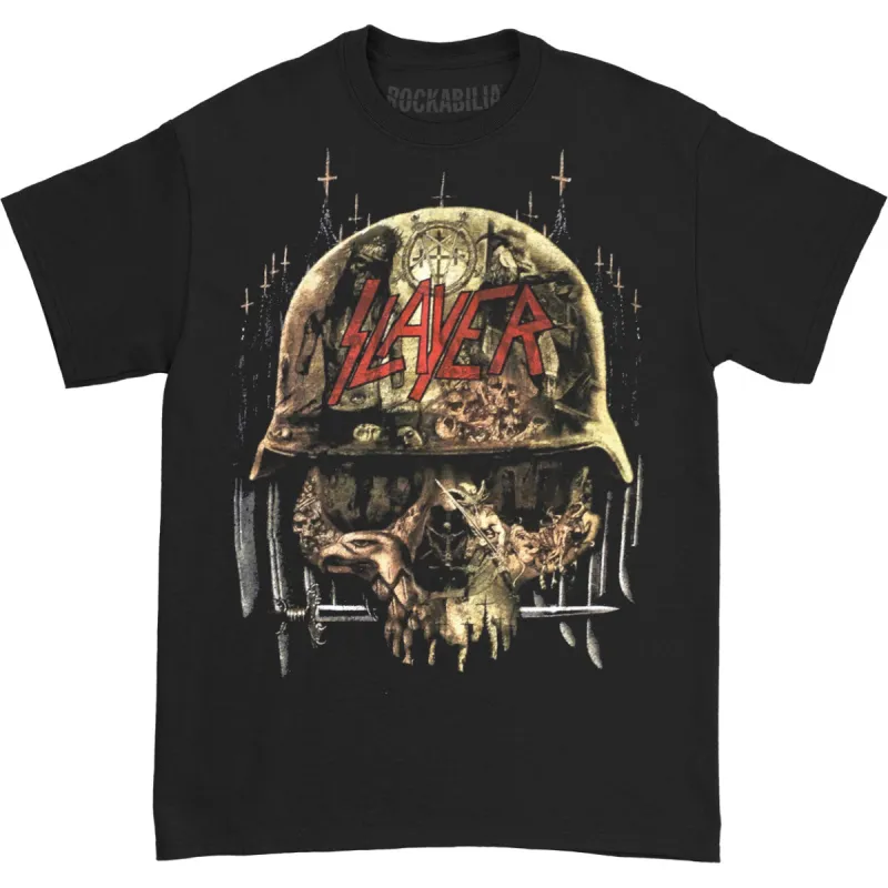 Skull Collage T-shirt sold by Rockabilia
