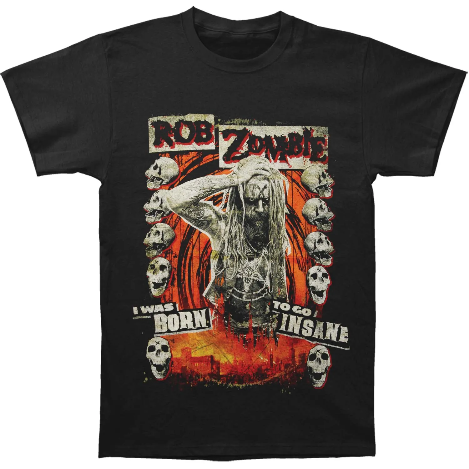 Born To Go Insane Slim Fit T-shirt sold by Rockabilia