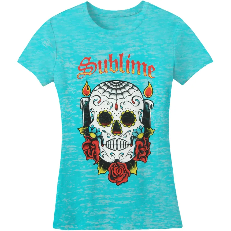 Skull Jr Burnout T Junior Top sold by Rockabilia