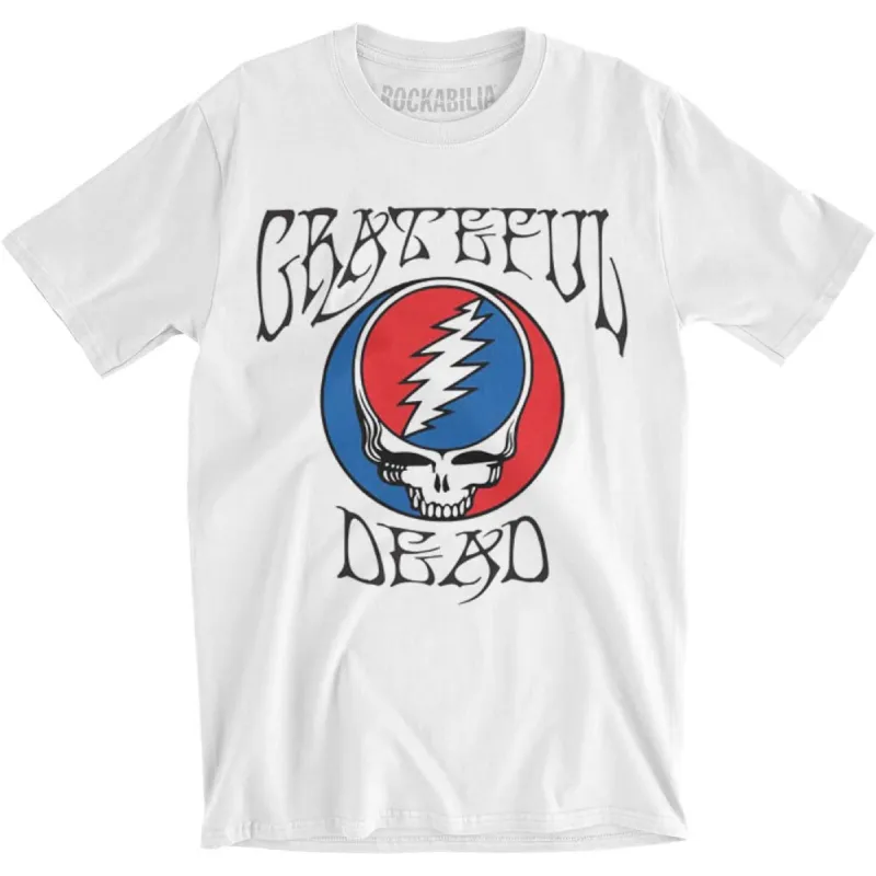Logo/Steal Your Face Slim Fit T-shirt sold by Rockabilia