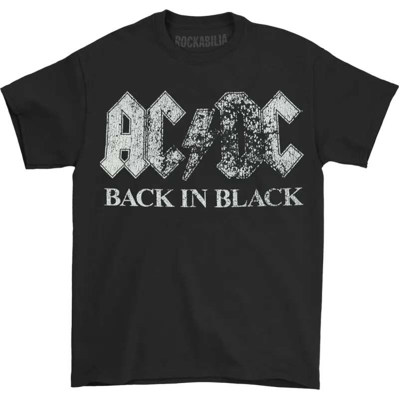 Back In Black T-shirt sold by Rockabilia