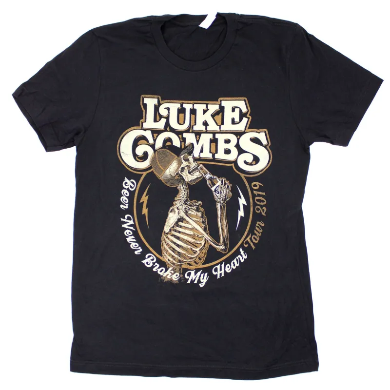 Skeleton Beer 2019 Tour Tee T-shirt sold by Rockabilia