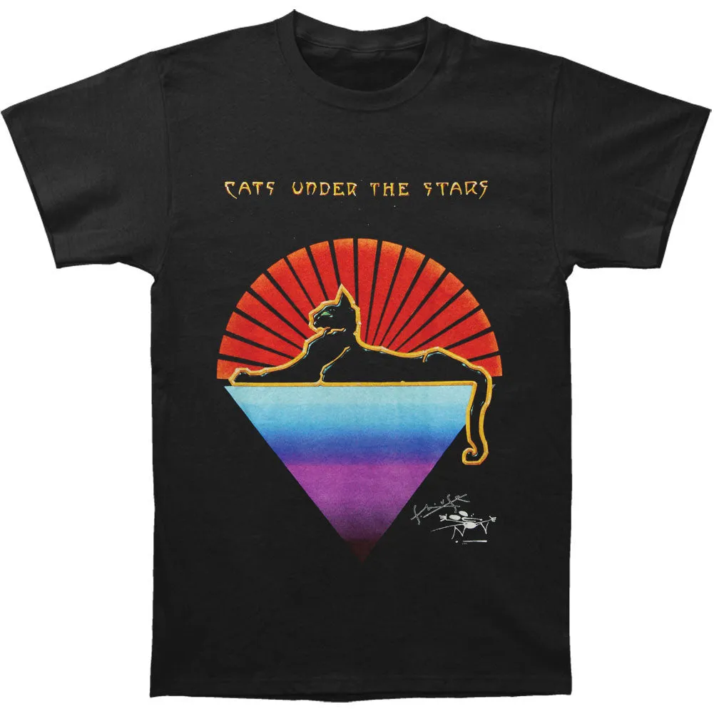 Cats Under the Stars Slim Fit T-shirt sold by Rockabilia