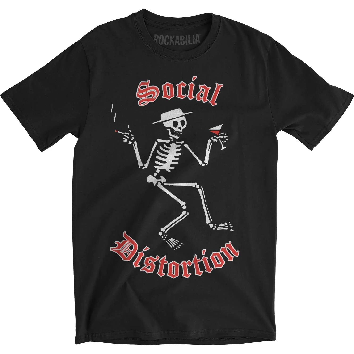 Skelly Logo Slim Fit T-shirt sold by Rockabilia