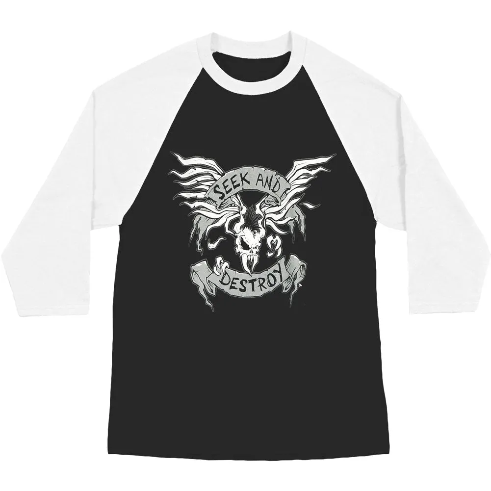 Seek & Destroy 09 (San Rafael) Raglan Baseball Jersey sold by Rockabilia