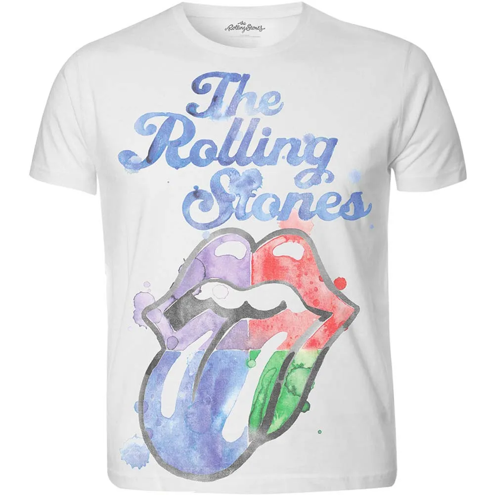 Watercolour Tongue with Sublimation Printing Sublimation T-shirt sold by Rockabilia